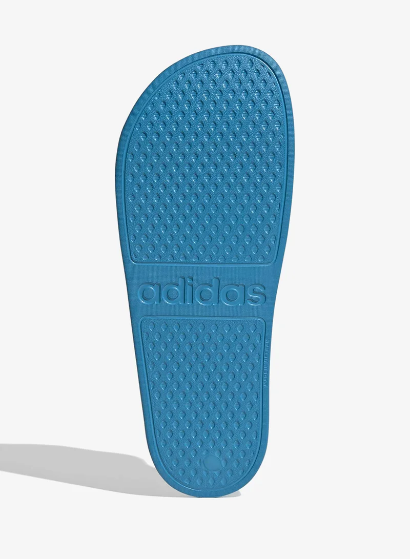 Adidas SOLBLU/FTWWHT/SOLBLU Adilette Aqua Slides for Men | Best Price UAE